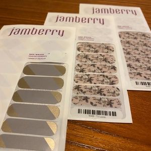 THREE Jamberry Nail Wraps